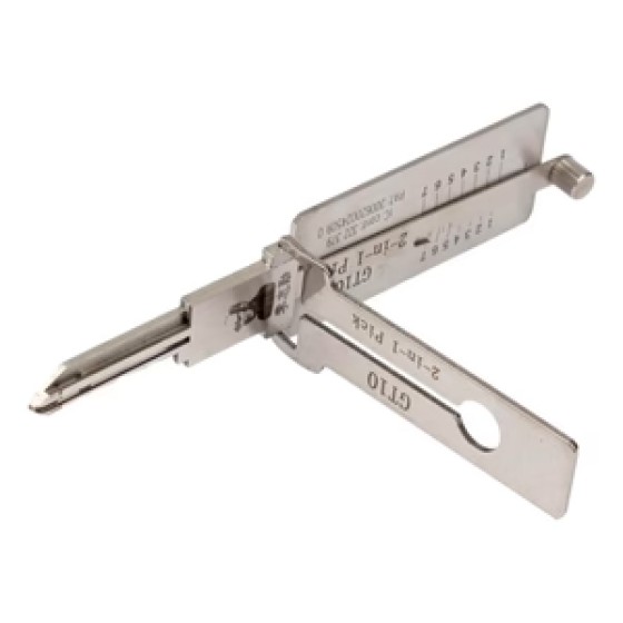 Original Lishi 2-In-1 Pick and Decoder GT10 / AG
